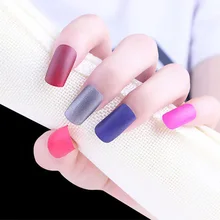 Новое поступление 40 Цвета матовый тусклый лак для ногтей, быстро сохнут, длинный прочный ноготь художественный лак 12 пилка для ногтей D1