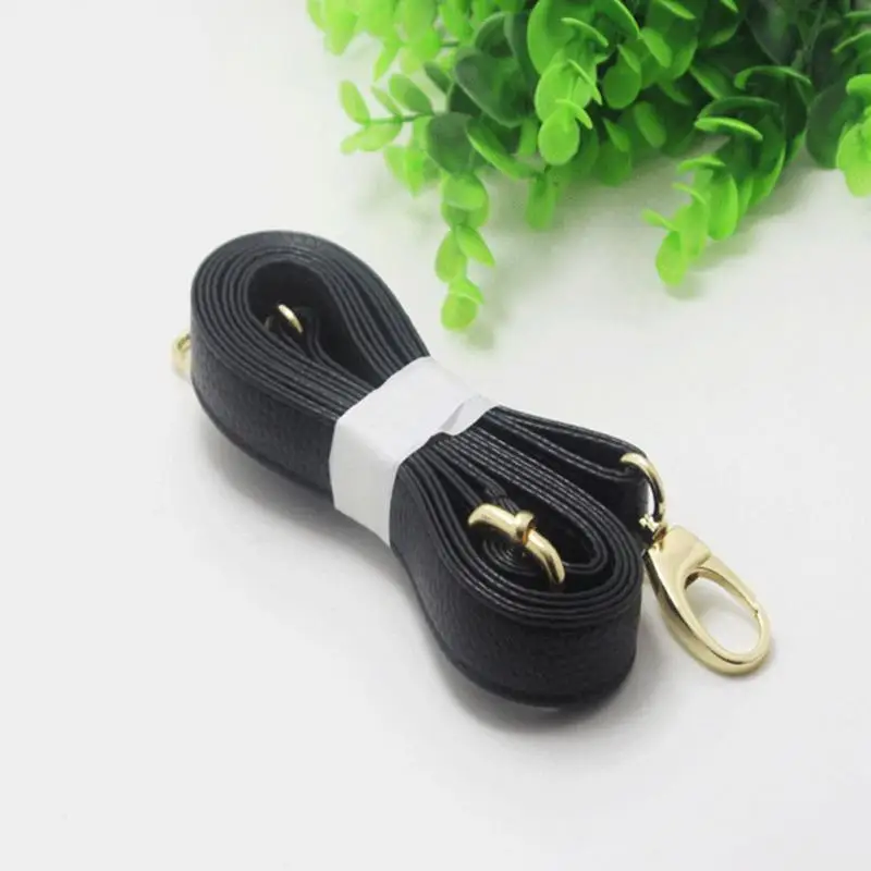 

2pcs 140CM Adjustable Replacement Shoulder Bag Strap PU leather Belt for Messenger Bags Black Long Straps Bag Accessories Part