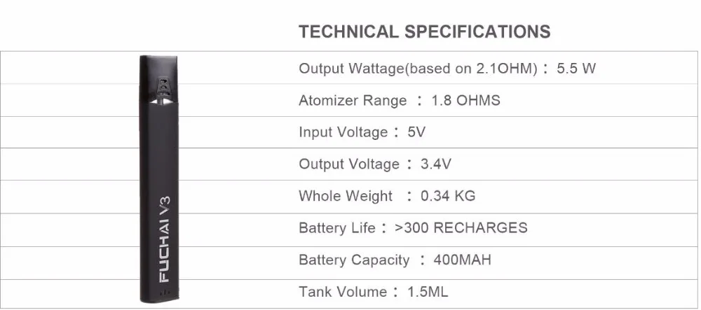 Fuchai V3 Pod System Starter Kit -6