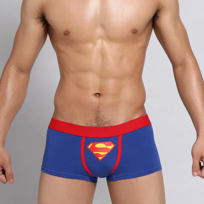 handelaar Beschikbaar Gezond eten Mens Underwear Boxers Cotton Superman Boxer Shorts Homens Brand Cartoon  Superman Underwear For Men Trunks Underware - Boxers - AliExpress
