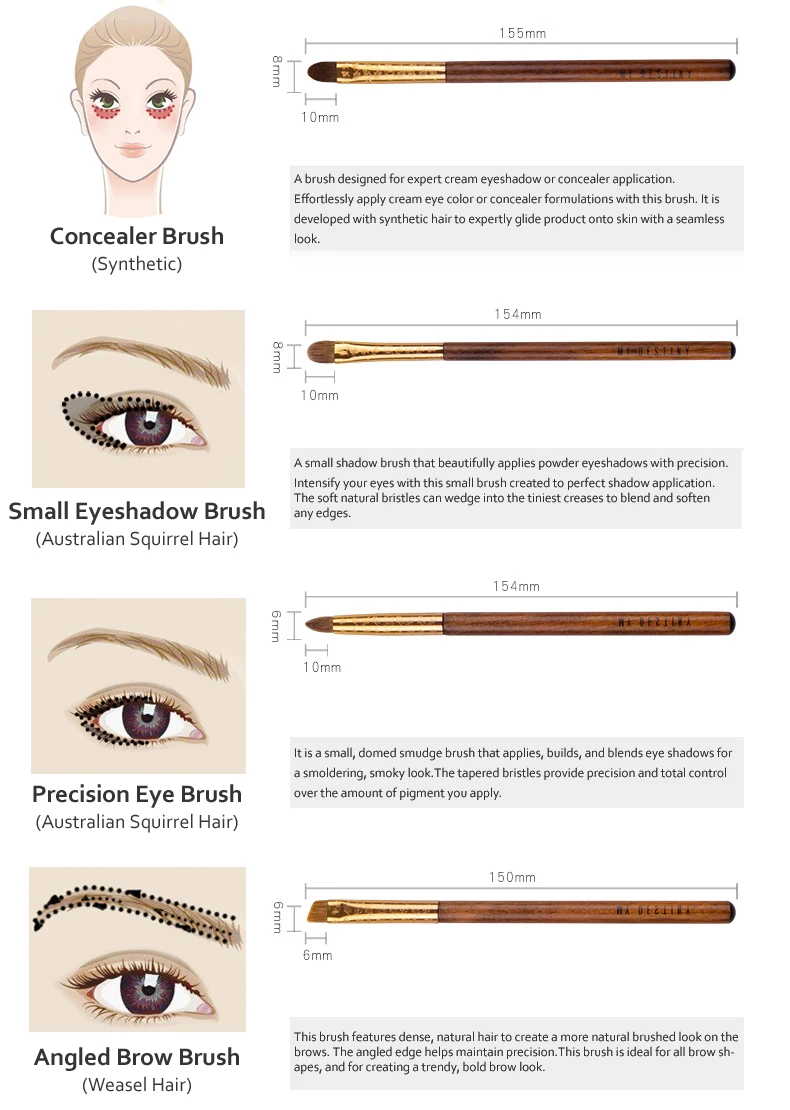 MyDestiny Tradition-Series Brush Set _ 8