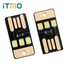 ITimo 3LEDs Portable USB LED Night Light for Power Bank Computer Laptop for Reading Notebook Camping Lamp 2Pcs Mini