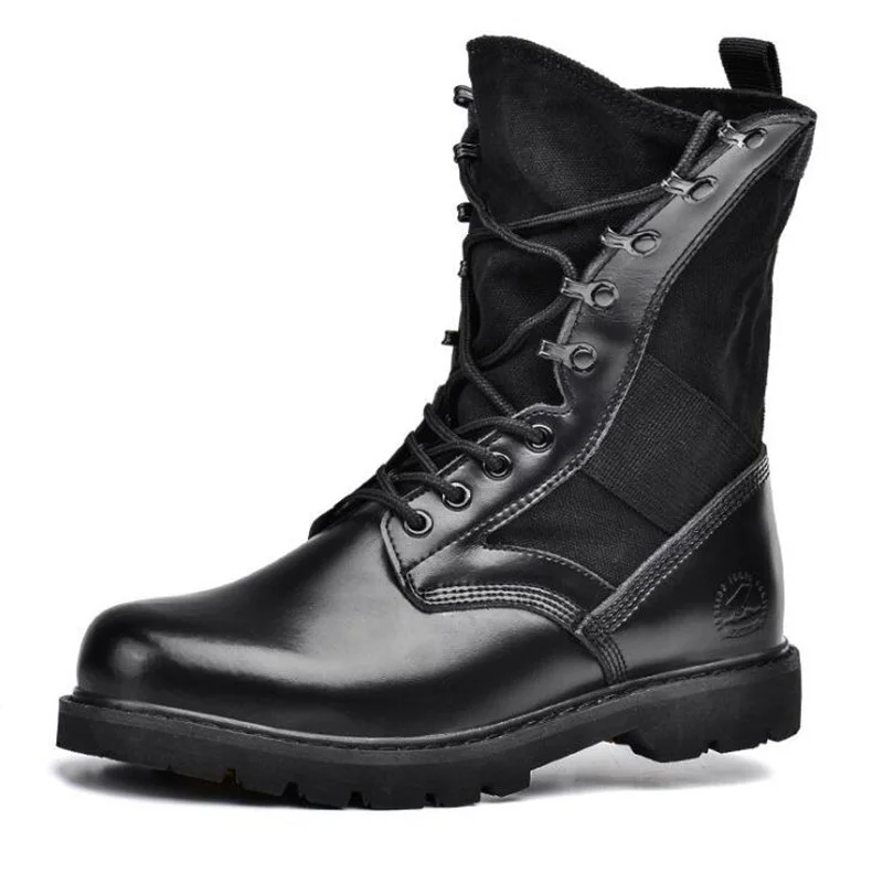 Táticas 35 Novos khaki Dos Ar 46 black preto Add Ao Do Wool Livre Tamanho Deserto Wool De Bege Genuíno Ferramentas Homens Botas Couro Exército Combate aqxAXarRw