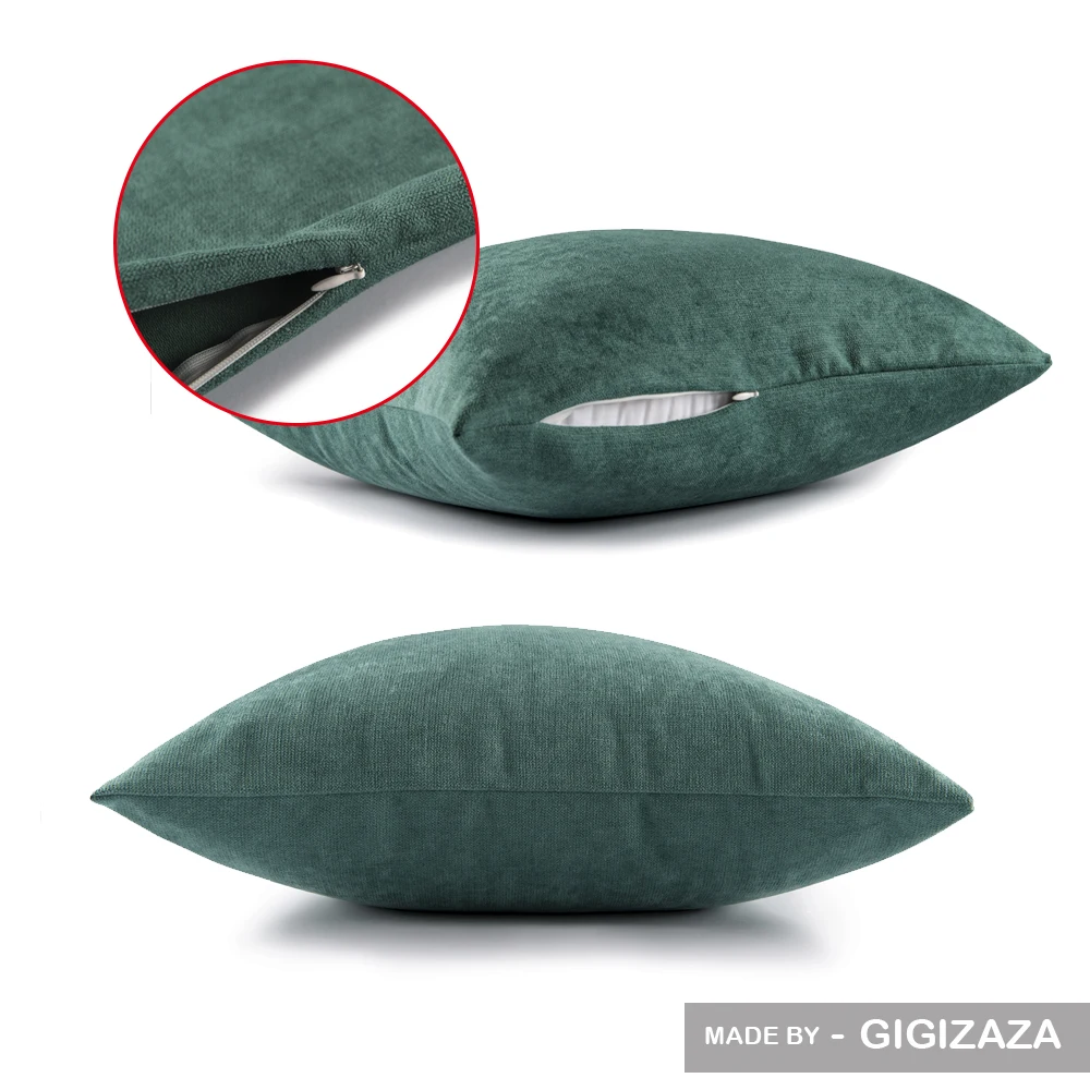 Чехлы на диванные подушки gigigizaza Green 45x45 50x50 чехлы для диванов и кроватей Декор дома