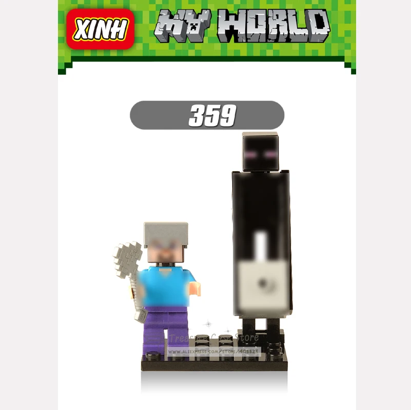 

NO.359 Steve Individual figure Minecrafted Building Toys Blocks