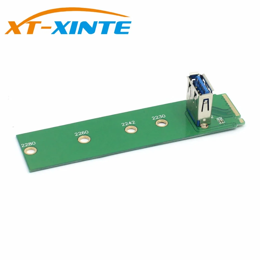 M.2 for NGFF to PCI-Express USB 3.0 Adapter Card M2 to USB3.0 PCIE PCI-E Convertor Card for Mining Miner