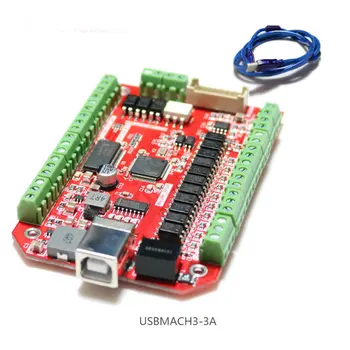 

USB MACH3 three-axis motion control card, engraving machine CNC three-axis handwheel, 100K stepper motor control pulse output