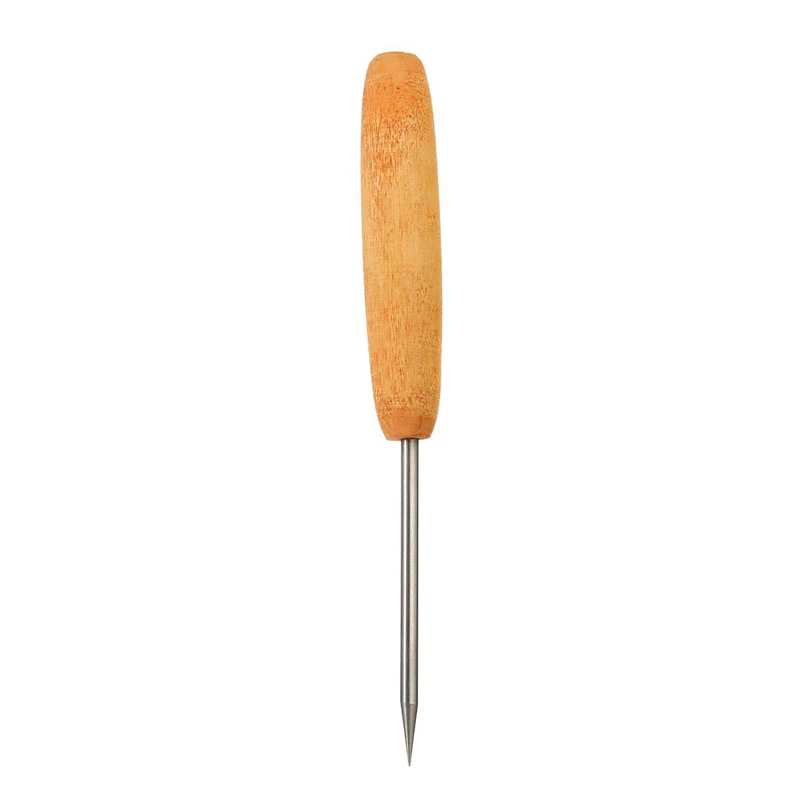1pc x Stainless Steel Ice Pick Crusher with Wooden Handle Party Home Bar Pub Tool