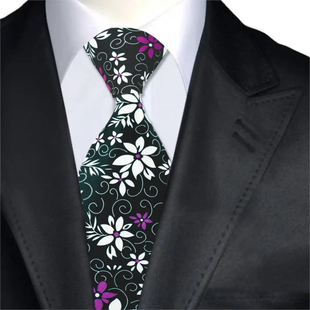 DN-1240 Новая Мода Галстуки для мужчин Высокое качество шелк печатных средства ухода за кожей шеи галстук формальные бизнес Вечерние