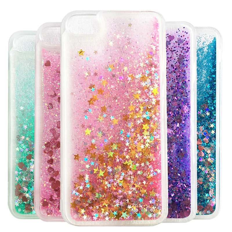 

Liquid Quicksand Case for OPPO R 11 9 S Plus PRO F 7 A 37 57 59 79 77 83 3 5 Glitter Love Heart Soft edge Phone Back Cover Funda