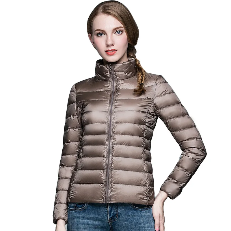incredible  Hot Winter Coats Women Jackets Casual Stand Collar Long Sleeve Coat Solid Slim Jacket Ladies Fashio