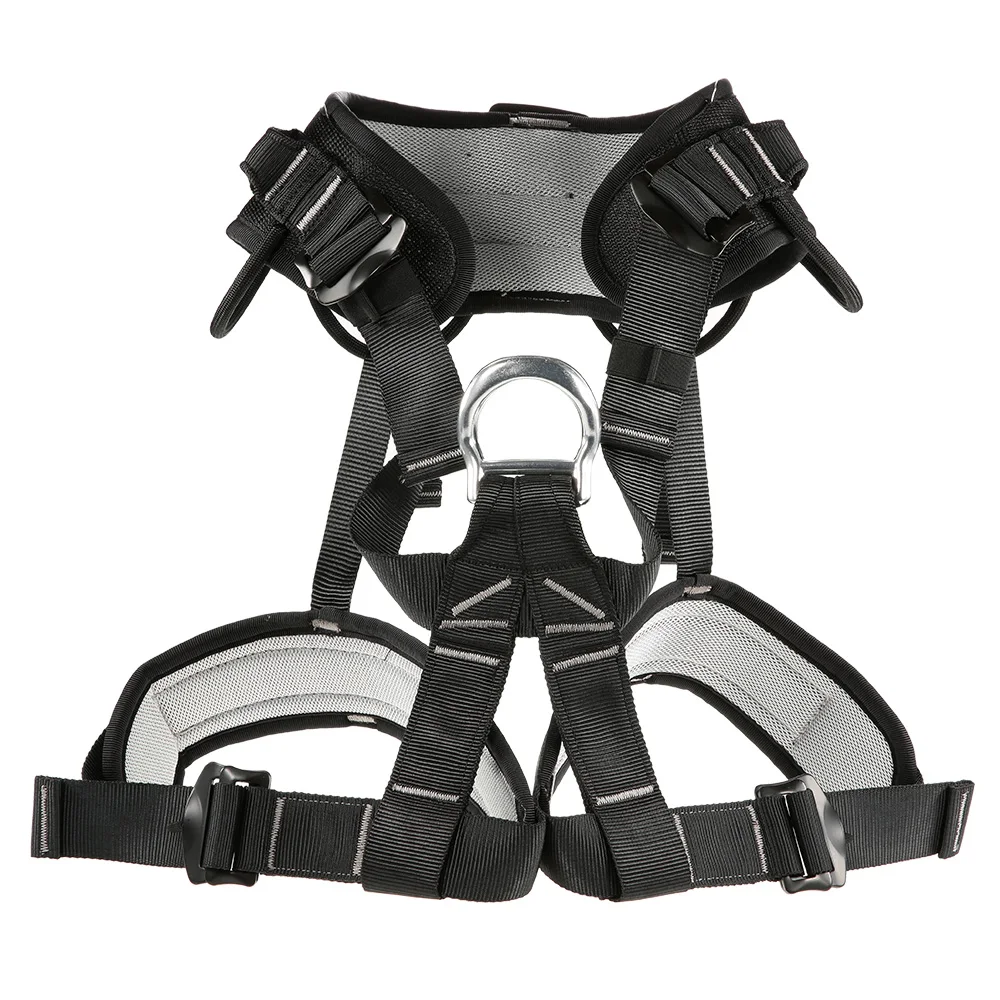 Koop Professionele Rock Klimmen Sling Touw Protector klim veiligheidsgordel Sterke Seat Buste Harnas Rappel Bergbeklimmen Speleologie Redding