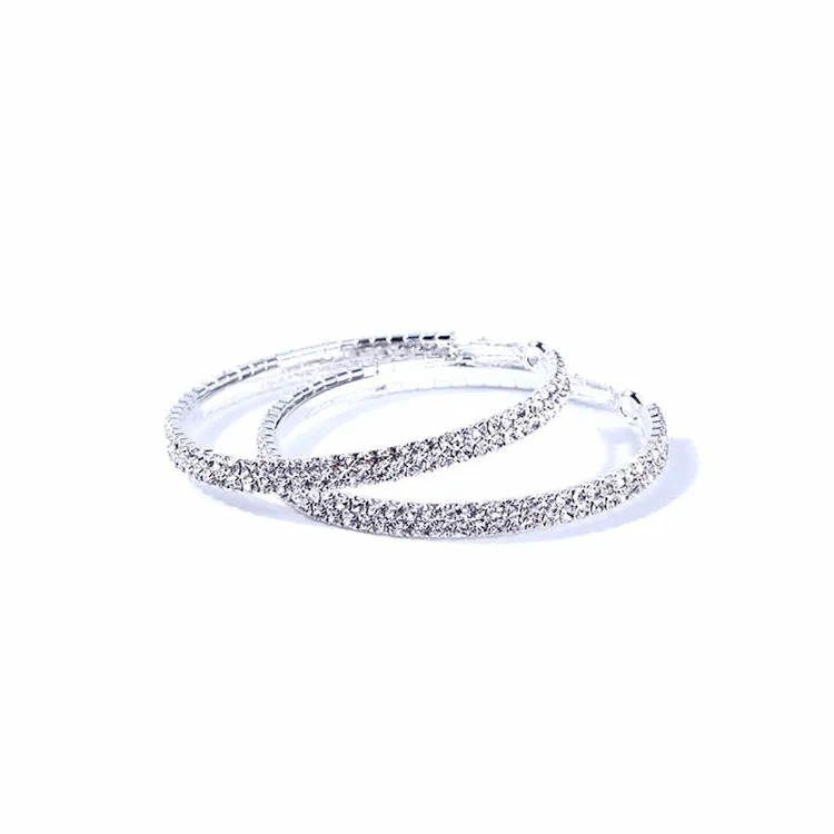 4-7 см большие серьги в стиле хип-хоп, посеребренные большие серьги-кольца с кристаллами для женщин, круглые серьги Brincos Bijoux Aretes Earing