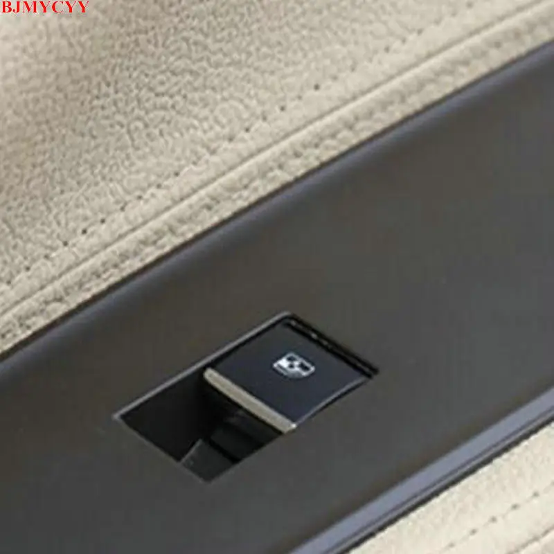 

BJMYCYY car styling ABS 7PCS/SET Car window lift buttons decorate sequins For Cadillac ATS car accessories