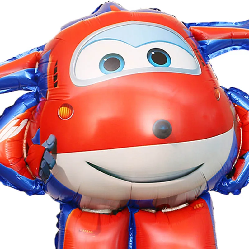 3D Супер Крылья фольги воздушный шар SuperWings globos Jett баллон гелия 1 шт. День Рождения украшения Детские игрушки Воздушные надувные шары