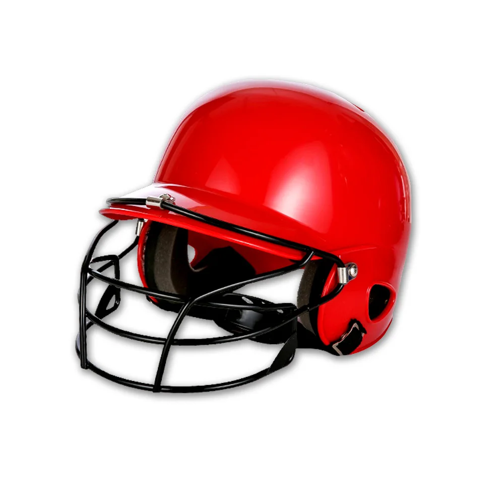 Бейсбол шлем литой шлем с ватной прокладкой с Защита лица маска
