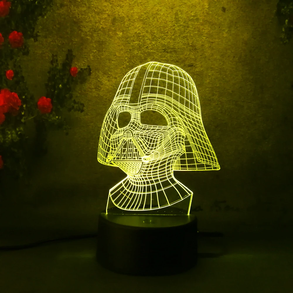 

Send from RU Star Wars Darth Vader 3D Lava Night Light Touch 7 Colour Gradient Light Modern Bedroom Table Party Decoration Lamp