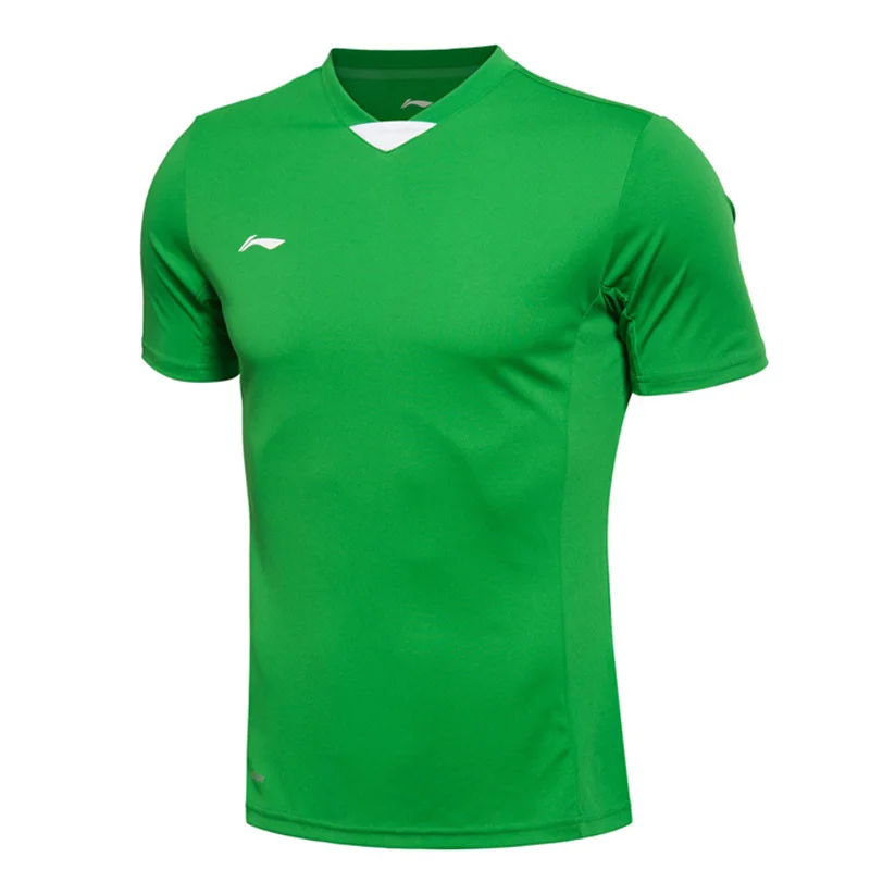 Forro transpirable camiseta de fútbol de secado rápido de la corto-Manga pelotas de fútbol entrenamiento camisa camiseta magliette da calcio