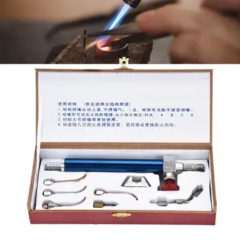 

Oxygen Torch Jewelry Acetylene Gas Torch Welding Soldering Gun with 5 Tips for Oxygen Cylinders Jewelry Making Tool Professional