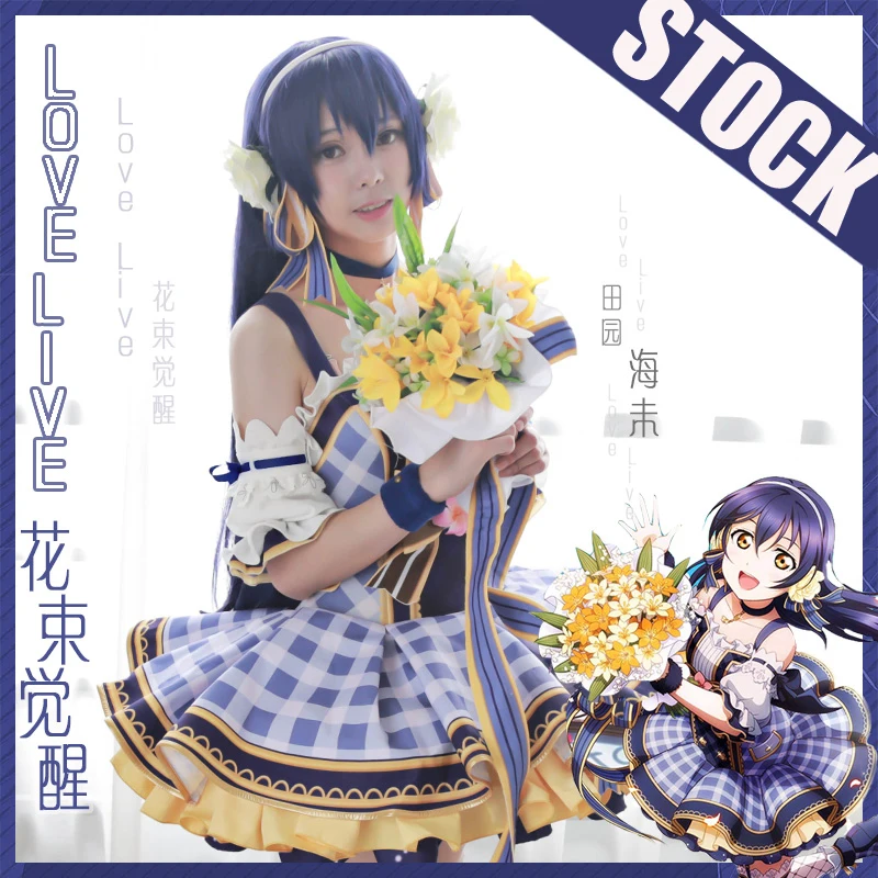[VOORRAAD] Collectie! Anime Lovelive!! Boeket Hand Bloem Ontwaken Alle Leden Volledige set cosplay kostuum Lolita Jurk Nieuwe 2017