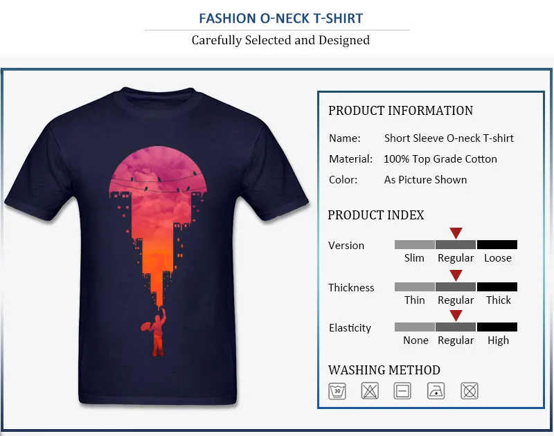 Design Sunset Painter Men T Shirt Faddish ostern Day Short Sleeve O Neck 100% Cotton Fabric Tees Slim Fit Tee Shirts Sunset Painter