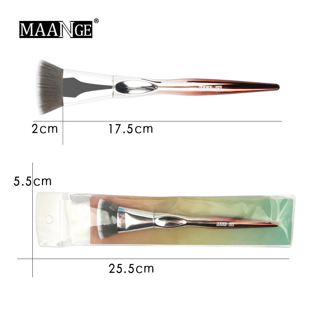 1Pcs Makeup Brushes Professional High Quality Large Fan Goat Hair Blush Face Powder Foundation Cosmetic Brush Tools Maquiagem