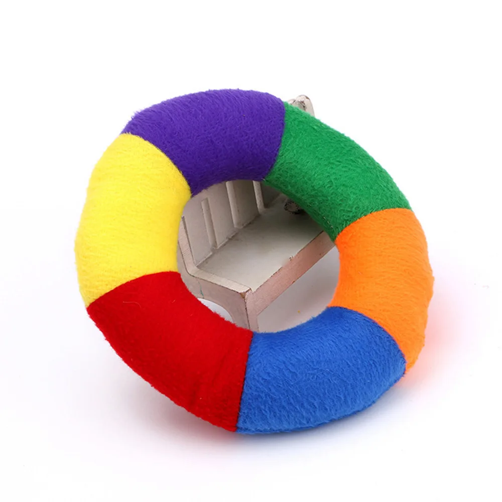 Squeaky Toys For Dogs Plush Donut Soft Durable Dog Toys For Puppy Cat Scratchers Spike Toys (15)