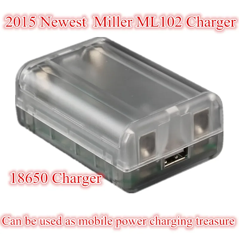 

2015 newest Miller ML202 Universal USB Smart Charger Can be used as mobile power charging treasure 18650 Charger