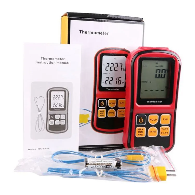 Цифровой термопарный термометр-50~ 300 градусов промышленный измеритель температуры J K T E N R S тип термопары тестер температуры