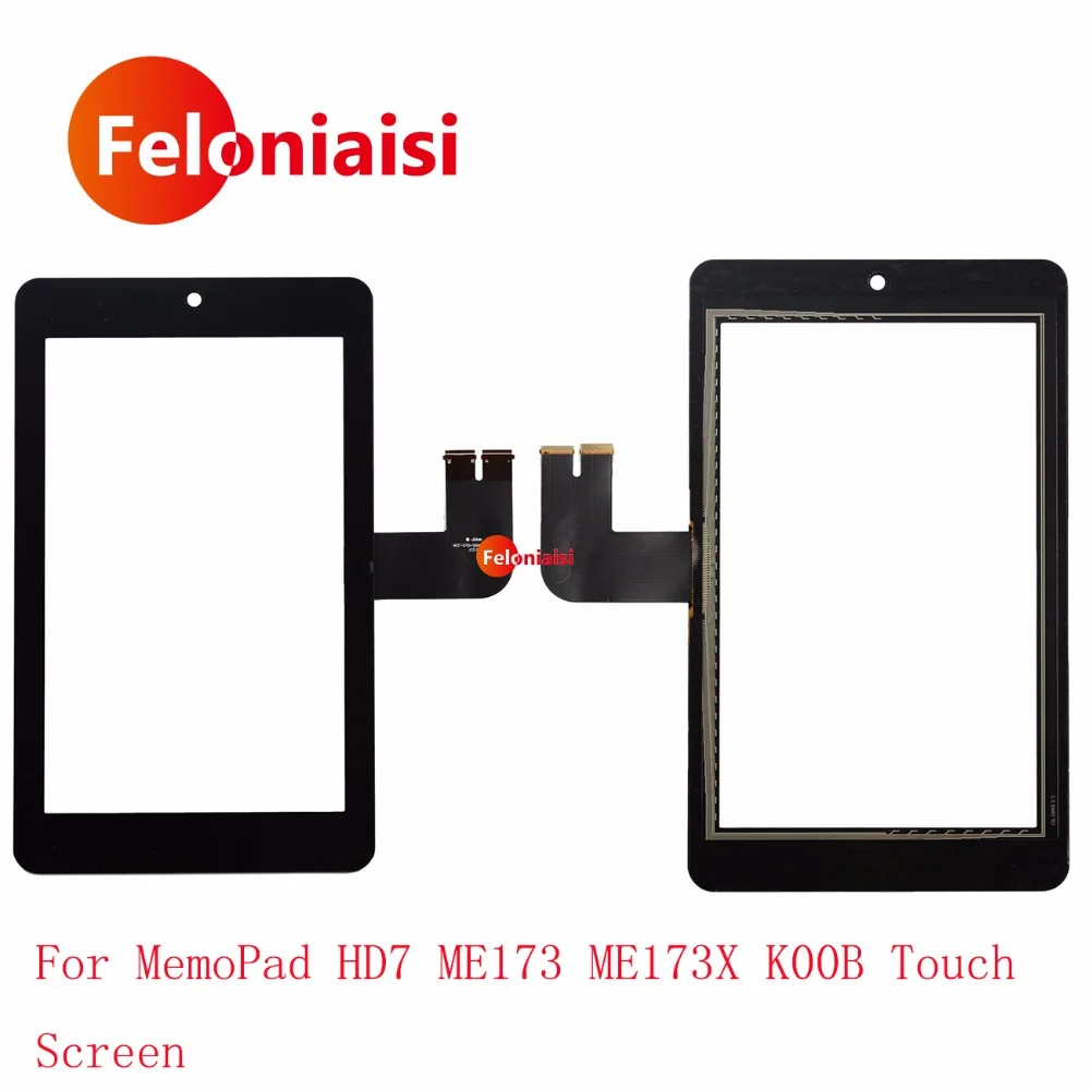 10Pcs/lot High Quality 7.0&quot For Asus MemoPad HD7 ME173 ME173X K00B Touch Screen Digitizer Sensor Outer Glass Lens Panel Black |