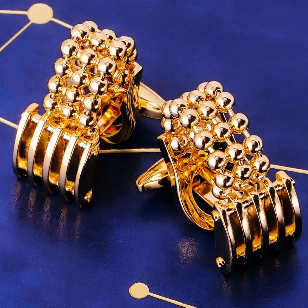 MAISHENOU Shirt Luxury Chain Cufflinks for mens Brand Wedding cuff