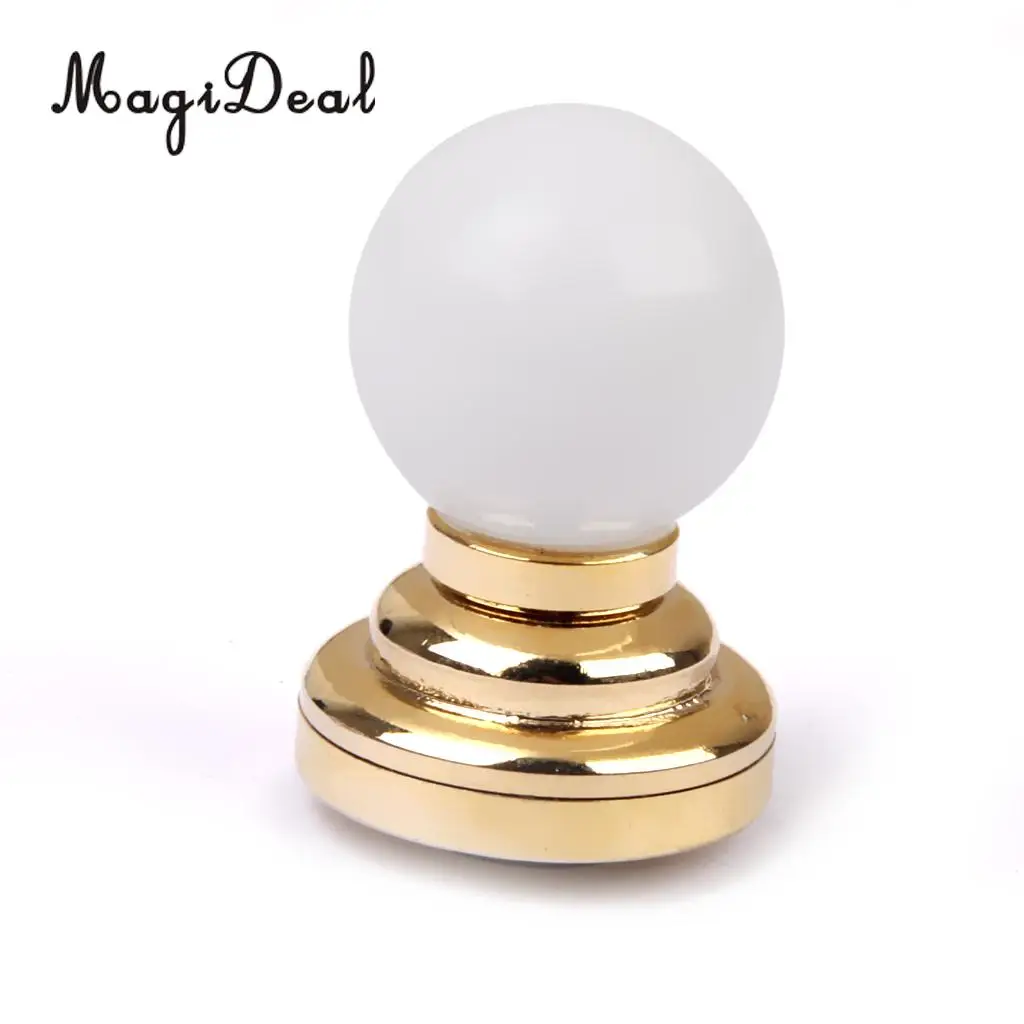 MagiDeal 1/12 миниатюрный кукольный домик в форме шарика настольная лампа