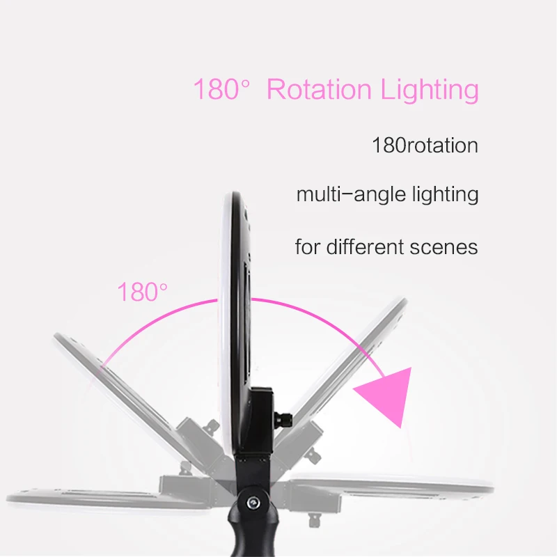 10 ''Dimmable Selfie светодиодный кольцевой светильник для макияжа камеры Youtube