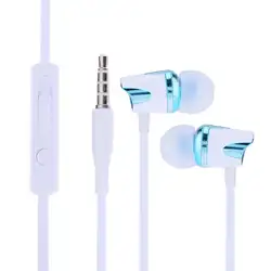 ALLOYSEED Универсальный 3,5 мм проводные наушники в ухо Super Bass наушник дешевые общего громкой связи вызова с микрофон для iOS Android