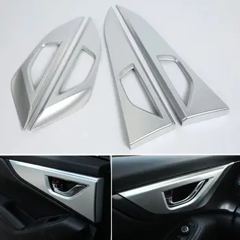 

Fit For Subaru XV 2018 4Pcs Chrome ABS Car Inner Door Handle Bowl Cover Trim Molding Decorative Silver Car-styling Accessories