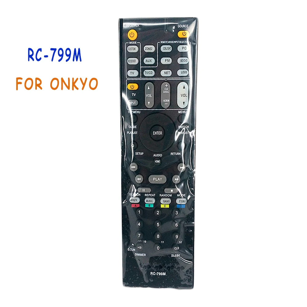

New RC-799M Remote Control For Onkyo RC799M AV Receiver HT-R391 R558 R590 R591 R548 S5500 RC-834M 738M 812M TX-NR616 TX-NR626