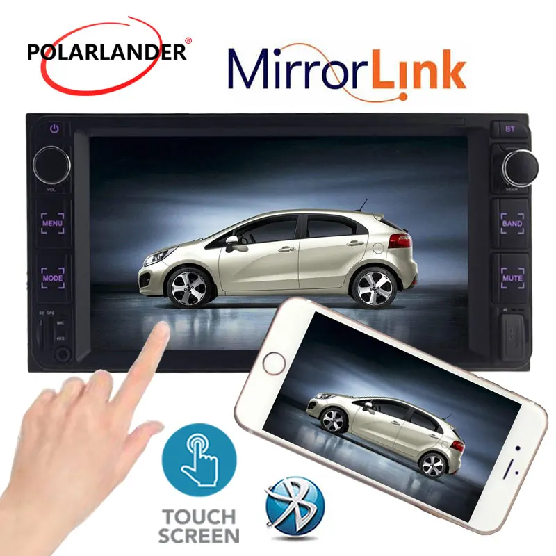 

7inch 2 Din FM Radio USB Touch Screen Display Car MP5 Player Mirror Link ISO Interface Single USB FOR TOYOTA COROLLA 04-14