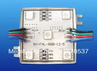 

IP67, UL listed 5050 RGB SMD LED Module 5 smd leds and 3 in 1 , 3 years guarantee for led sign lighting RGB color