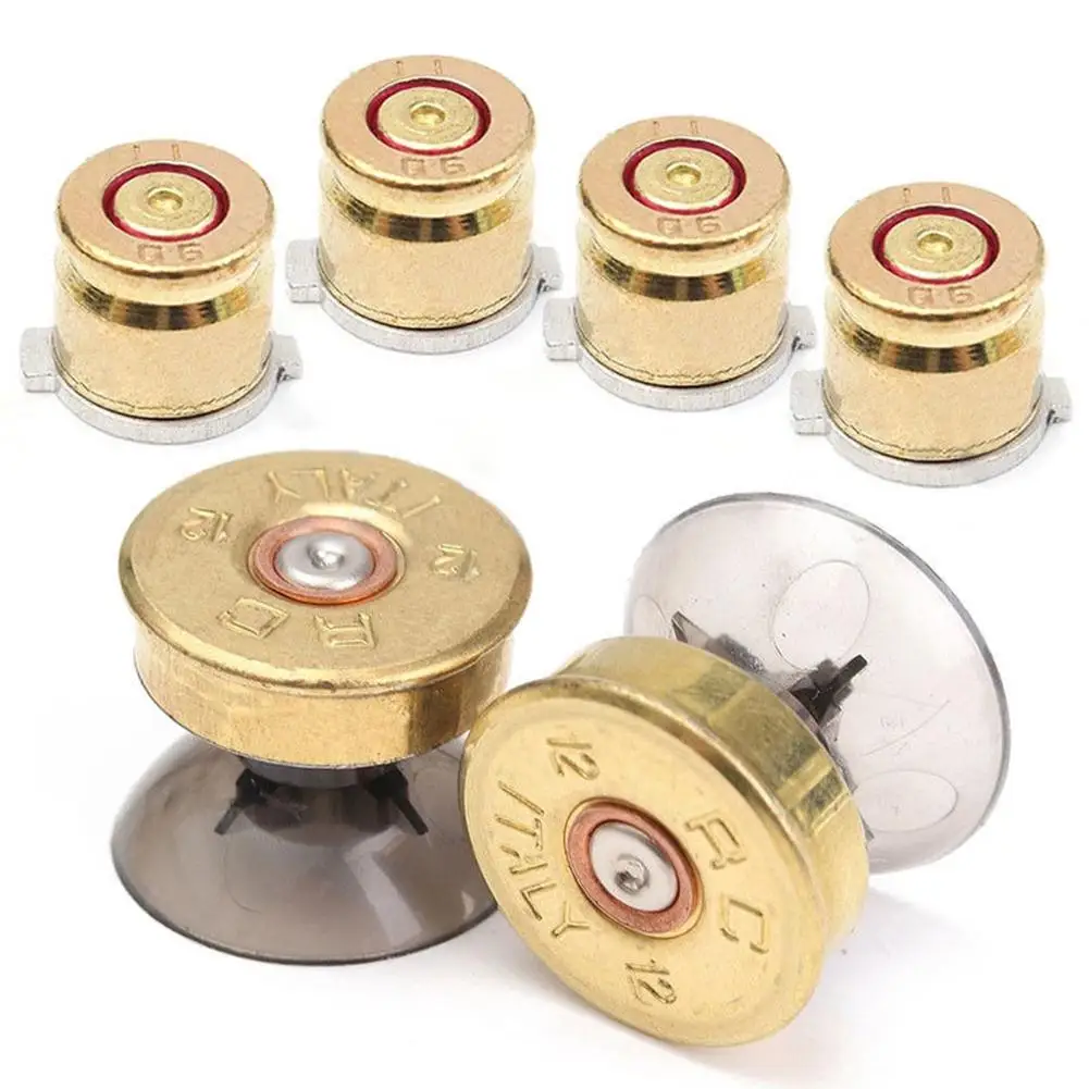 

Fashion 6Pcs Replacement Metal Bullet Buttons Thumbstick Kit for Sony PS4/PS3 Controller