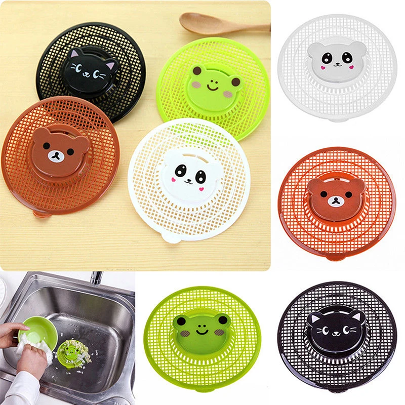 1PC Plastic Kitchen Sink Strainer Waste Disposer Plug Drain Cover