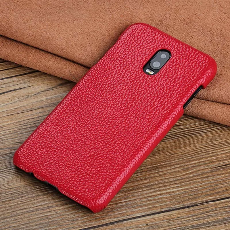 Чехол s для samsung Galaxy S8 чехол для телефона из натуральной телячьей кожи задняя крышка/Текстурированный чехол с текстурой личи чехол для телефона из натуральной кожи - Цвет: 06-Big red