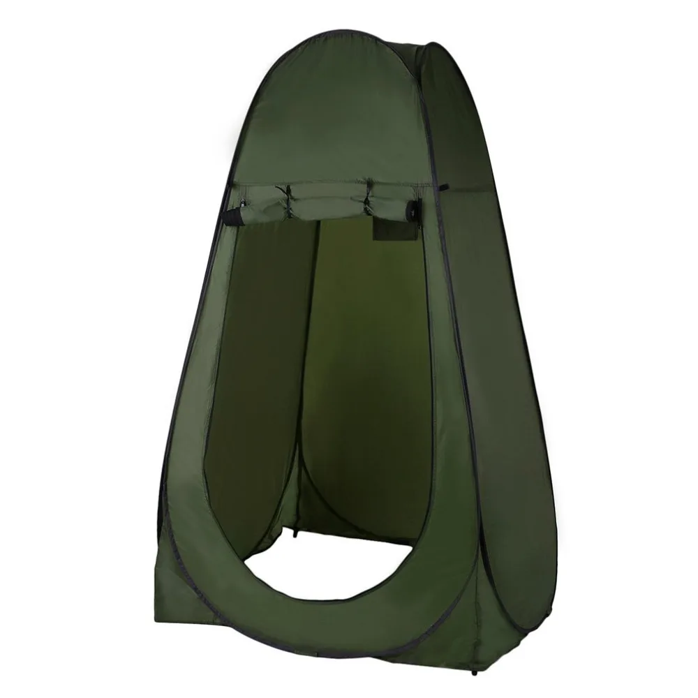 Portable Outdoor Pop Up Tent Camping Shower Bathroom Privacy Toilet Changing Room Shelter Single Moving Folding Tents drop shipp