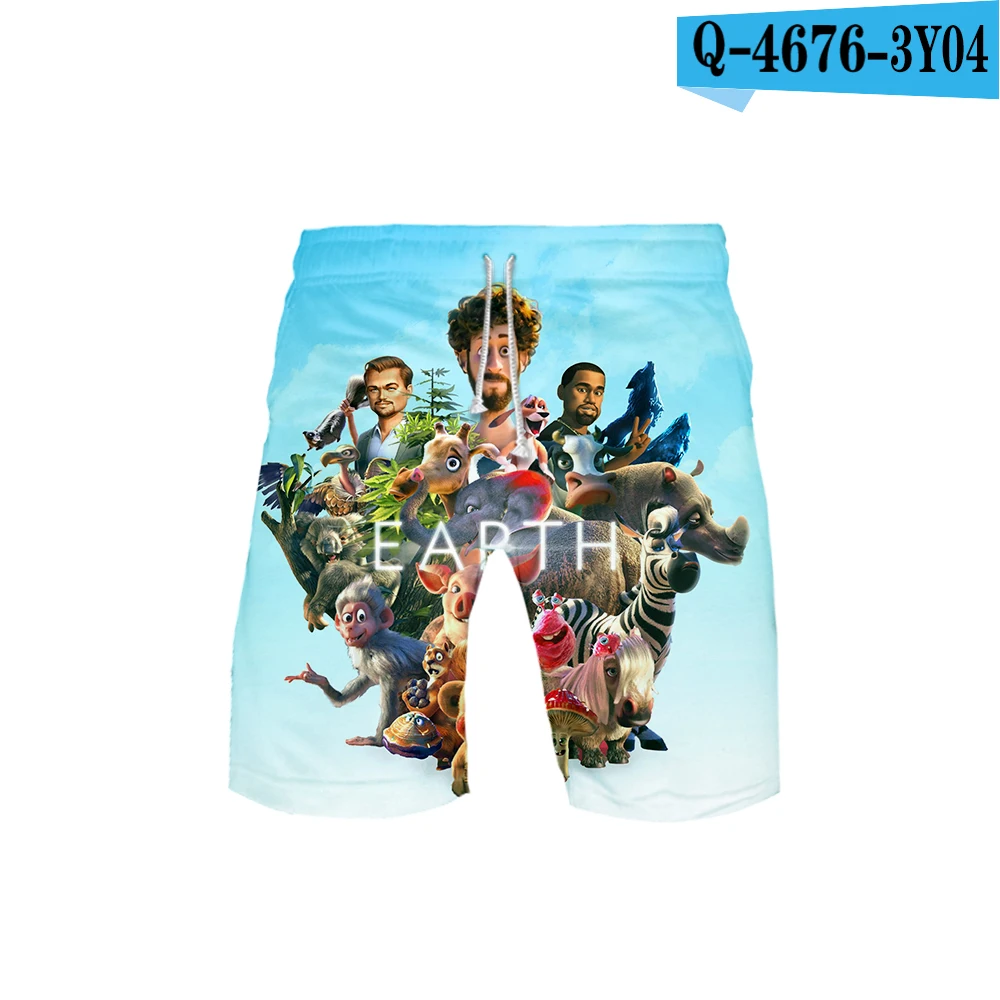 Мужские 3D шорты LIL DICKY earth 3 DBoard летние новые быстросохнущие пляжные шорты мужские хип-хоп шорты пляжная одежда - Цвет: D