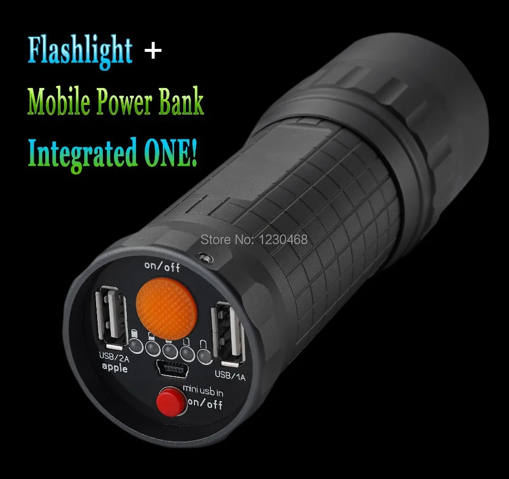 Buy Fresh New LED flashlight with mobile power bank