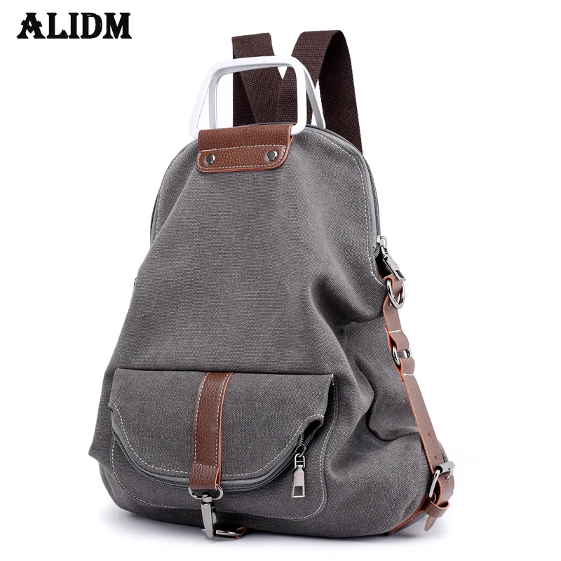 

Canvas Backpack Women Large Capacity Casual Daypacks Belt Backpacks Teenage Girls High Quality Shoulder Bags Soft Sac A Dos 2018