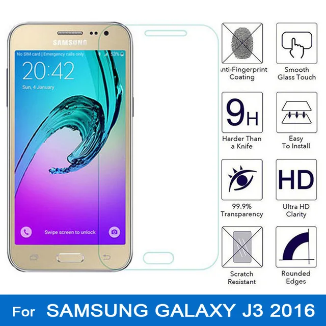 Tempered Glass For SAMSUNG Galaxy J3 2016 Screen Protector 5 inch Film For  Samsung J3 2016 SM J320 J320F j320h J3109 j320fn j3 6|Phone Screen  Protectors| - AliExpress