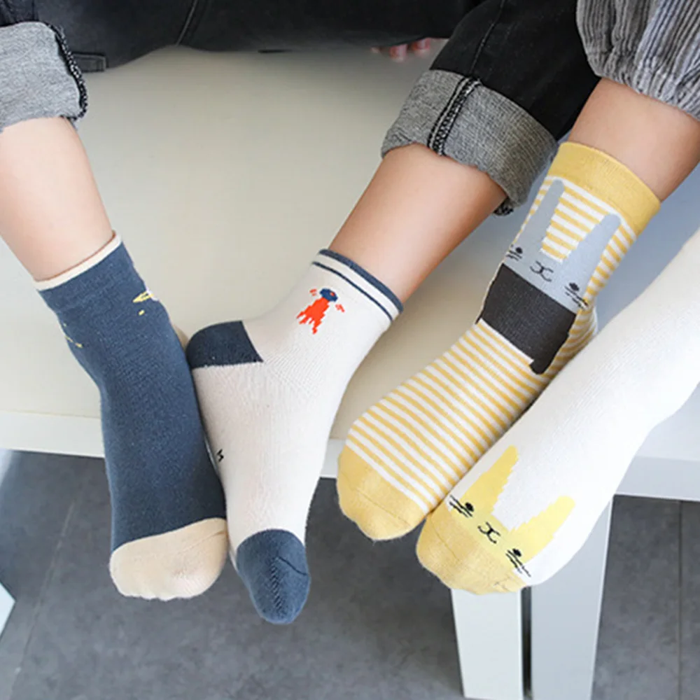 

Socks 5 Pair=10 pcs/lot Baby Kids Girls Boys Children Socks Cotton Cute Soft Children Infant unisex 4 Kinds Style for 1-12 Year