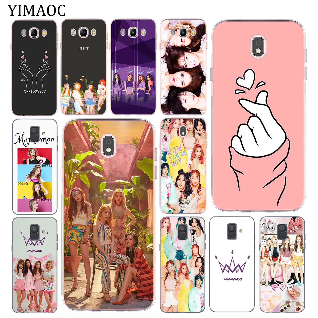Мягкий силиконовый чехол kpop mamamoo для Samsung Galaxy J8 J3 J4 J5 J6 J7 Duo 2017 A2 Core A5 2016 A9 A8 A7 A6 Plus