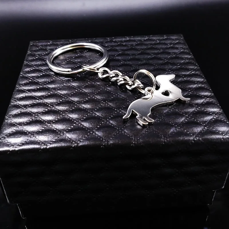 Porte-Clés en Cuir Fait à la Main pour Chien, Interrupteur Pendentif pour  Sac, Téléphone, Teckel - AliExpress