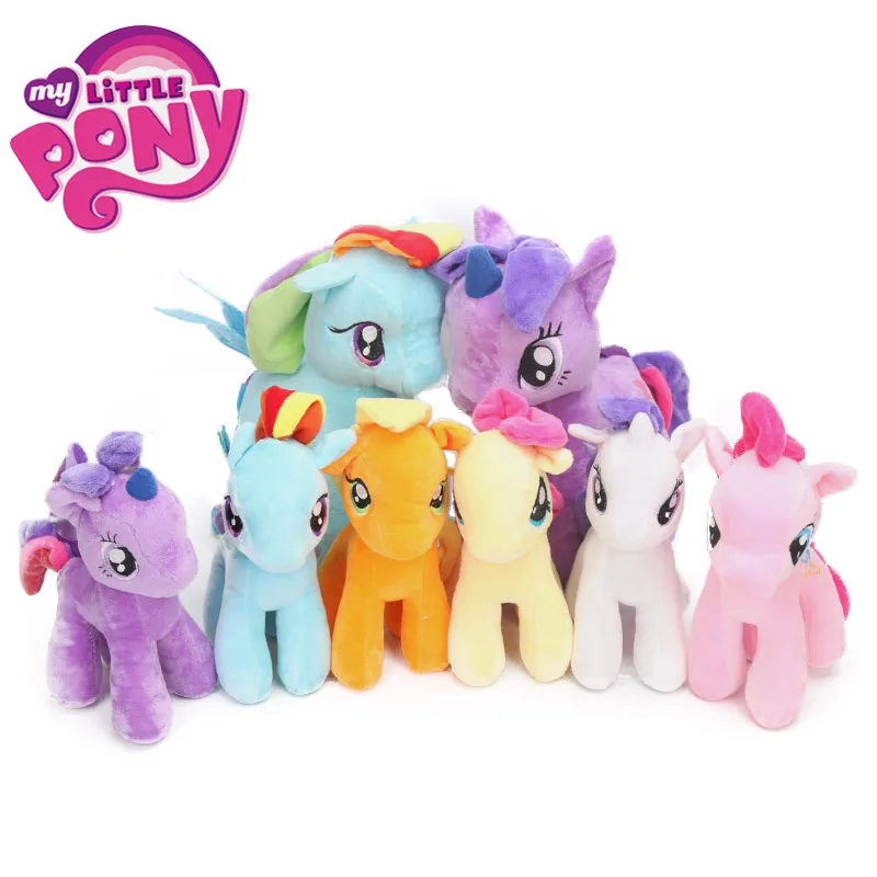 22-40cm Friendship is Magic My Little Pony Toys Princess Cadence Celestria Rarity Pinkie Pie Pony Plush Soft Stuffed Model Dolls